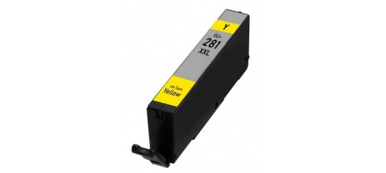 Canon CLI-281XXL (1982C001) Yellow Extra High Yield Compatible Inkjet Cartridge